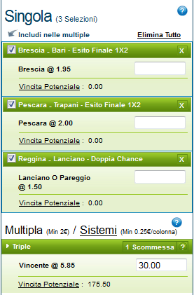 pronostici scommesse