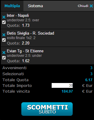 pronostici 26-04-2014