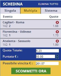 pronostici di oggi