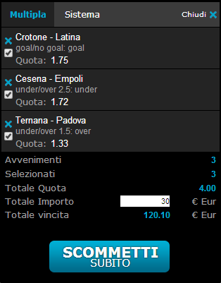 pronostici calcio serie b