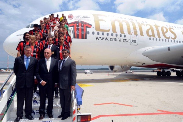 Accordo tra Milan e Emirates