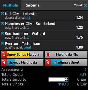 scommesse pronte Premier League 2016-08-13