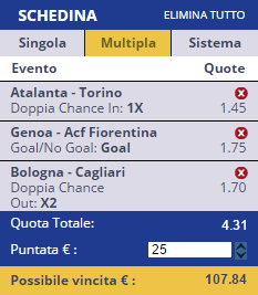 scommesse pronte Serie a 2016-09-11