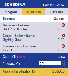 scommesse pronte Serie b 2017-05-06