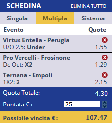 scommesse pronte Serie b 2017-08-26