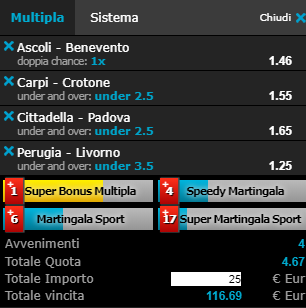 scommesse pronte Serie b 2019-03-30