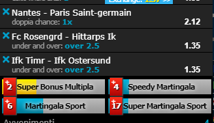 Scommesse vincenti 17-04-19