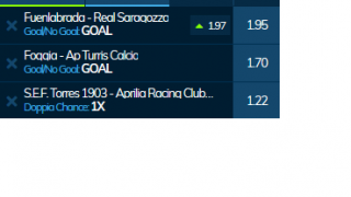 Scommesse vincenti 16-10-19