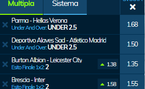 Scommesse vincenti 29-10-19