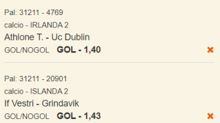 Scommesse vincenti 28-05-21