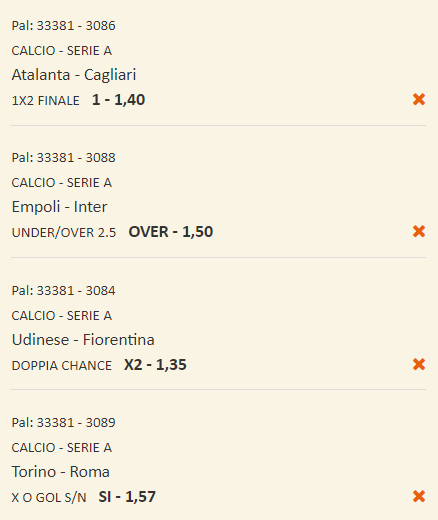 scommesse pronte Serie a 2023-09-23