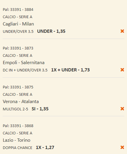 scommesse pronte Serie a 2023-09-27