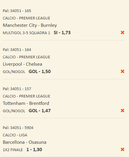 scommesse pronte di oggi 2024-01-31