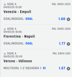 scommesse pronte Serie a 2025-01-04