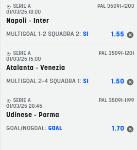 scommesse pronte Serie a 2025-03-01