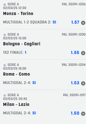 scommesse pronte Serie a 2025-03-01