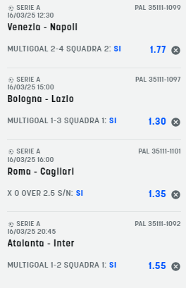 scommesse pronte Serie a 2025-03-15